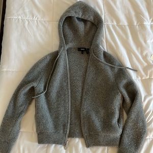 Theory Cashmere Grey hoodie
